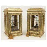 (2) Eschle Reuge German Bird Cage Automatons