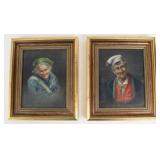 Fillippo Marantonio (1863-1937) O/C Couple, C 1900