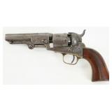 Colt Patent 1849 Pocket Pistol w/ Stagecoach Scene