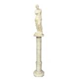 Marble Sculpture of Venus de Milo w/ Pedestal