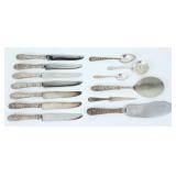 Mixed Group S. Kirk & Son Repousse Style Flatware