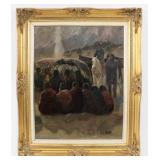 Joseph Henry Sharp (1859-1953) Indian Smoke Lodge