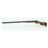 19th C. Double Barrel 20 Ga. Percussion Shotgun