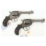 (2) Colt Model 1877 Lightning D/A Revolvers