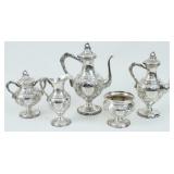 A. G. Schultz Sterling (5) Pcs. Tea Service
