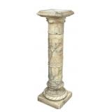 Marble Classical Column Pedestal, 19th C.