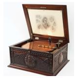 Regina Mahogany 15" Disc Music Box, 1899