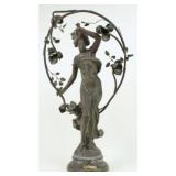 Julien Causse (1869-1938) "La Rose" Sculpture