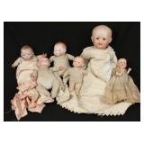 Group of Bye-Lo & Other Bisque Baby Dolls