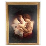 Unknown Artist Cupid and Psyche O/C Mid 20th C.