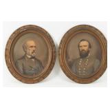 1866 Robert E. Lee & Stonewall Jackson O/C Prints