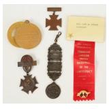 Civil War Reunion Badges, Forrest, Johnston