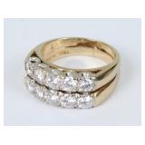 Ladies 14K Yellow Gold Diamond Ring w/ 1.400 ct.