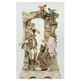 Royal Dux Porcelain Figures Hunter & Maiden