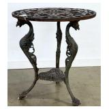 Hinders Iron Works New Orleans Griffon Table