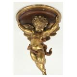 Large 19th C. Full Body Giltwood Wall Bracket