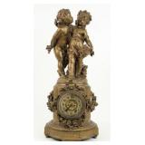 Ansonia Mantle Clock w/ Putti Figures