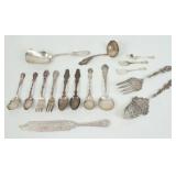 Mixed Group Sterling w/ Marshall Field Servers