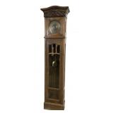 English Oak Early 20th C. Grandfather Clock