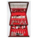 Wallace Silver Rose Point Sterling 84 Pcs.