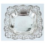 Towle Silver Bowl w/ Reticulated Border
