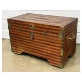 Cherry & Pine Cedar Chest w/ Brass Fittings