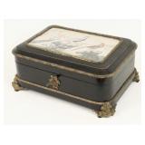 19th C. French Rosewood Jewelry Box