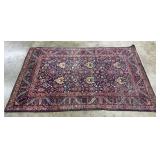 Persian Sarouk Handmade Wool Foyer Rug