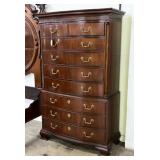 Baker Furniture Co. Mahogany Chest On Chest