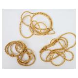 (3) 14K Yellow Gold Chains