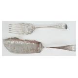 Tiffany & Co. Sterling Fish Serving Set, C. 1860