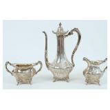 (3) Pcs. Gorham Silver Co. Sterling Coffee Set