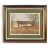 Carroll Cloar (1913-1993) "Quilts" Lithograph