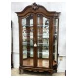 Fine French Mahogany China Cabinet
