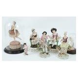 (7) Porcelain Figures, Meissen, Etc.