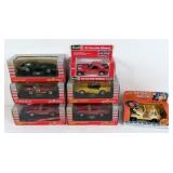 (7) Metal Cars In The Box, Majorette, Revell, Ertl
