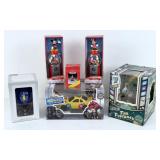 M&M Dispenser & Car, (2) Disney Gumball Machines,