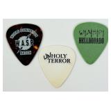 (3) WASP Guitar Picks, Mike Duda HELLDORADO