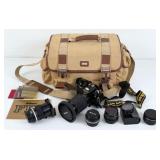 Nikon FE2 Camera w/ Case & Accessories