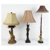 (3) Table Lamps