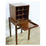 Mahogany Wine Cabinet on Stand