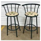(2) John Deere Bar Stools