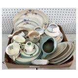 Christmas & Blue Bird Dishes