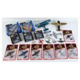 Group of Die-Cast Metal Airplanes