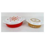 (2) Pyrex Casserole Dishes w/ Lids