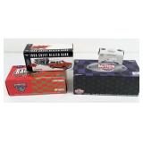 (3) Car Banks & 1/43 Die Cast Pickup