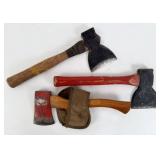 (3) Hatchets, Incl. Tru-Temper & Plumb