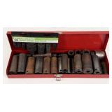 Metal Case w/ Impact Sockets & Adapters