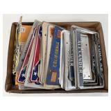 Group of  License Plates & (5) Tag Frames