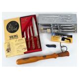 Cutlery/Carving Sets, Tire Thumper & Knife Sharpen